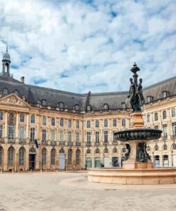 Le Mirroir D Eau Bordeaux paint by number