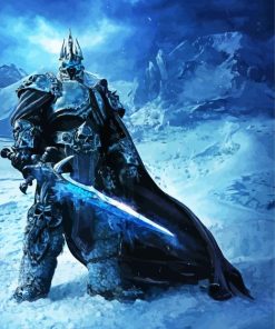 Lich King Arthas Game paint by numbers