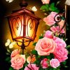 Light Lantern And Roses paint by numbers