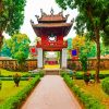 Temple Of Literature Hanoi Vietnam paint by number