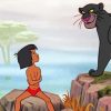 Little Mowgli And Bagheera paint by number