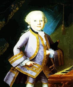 Little Mozart paint by number