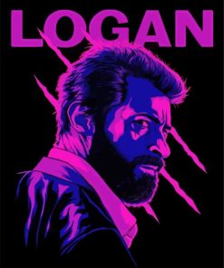 Logan The Wolverine paint by number