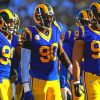 Los Angeles Rams Football Team paint by numbers