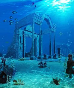 Lost City Of Atlantis paint by number