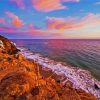 Malibu Beach Seascape paint by numbers
