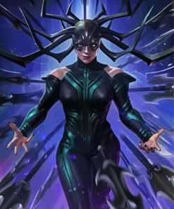 Marvel Hela paint by number