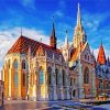 Matthias Church Budapest paint by number