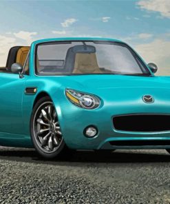 Mazda MX 5 Miata paint by number