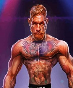 Conor Mcgregor Caricature paint by number