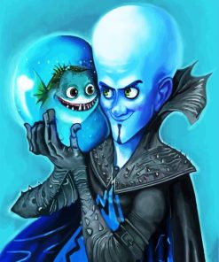 Megamind And Minion paint by numbers