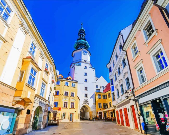 Micheal Gate Slovakia paint by numbers