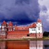 Mir Castle Complex Reflexion In Belarus paint by number