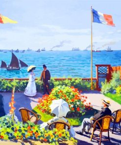 Monet Garden At Sainte Dresse paint by numbers