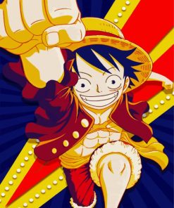 Monkey D Luffy paint by number