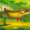 Musky Fish Underwater paint by number