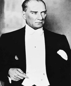 Mustafa Kemal Atatürk Turkey President paint by number