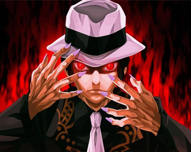 Muzan Kibutsuji Anime paint by numbers