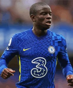 N Golo Kanté Footballer paint by numbers