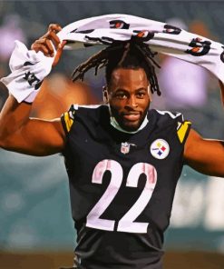 Najee Harris Pittsburgh Steelers paint by number