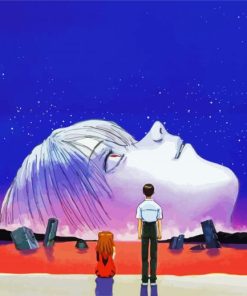 Neon Genesis Evangelion Japanese Anime paint by numbers