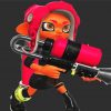 Octoling Splatoon Game paint by number