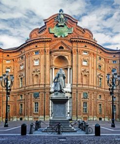 Palazzo Carignano Turin paint by number