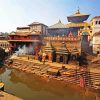 Pashupatinath Temple Kathmandu paint by numbers