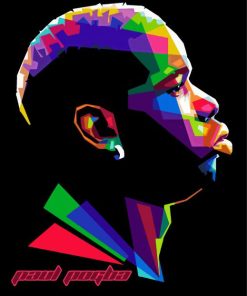 Paul Pogba Pop Art paint by numbers