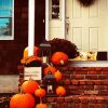 Pumpkins On Stairs paint by number