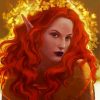 Redhead Elf Woman paint by numbers