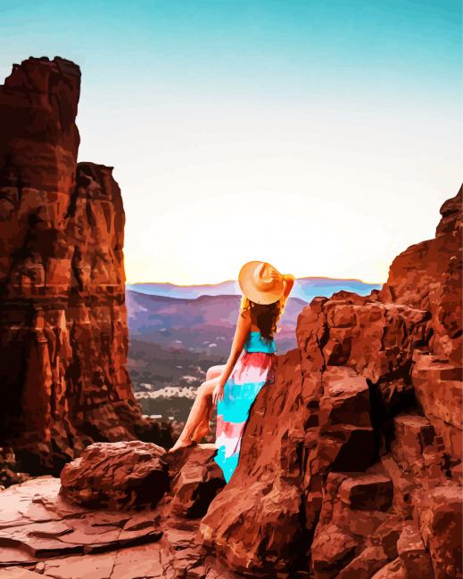 Sedona park paint by numbers