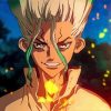 Senku Ishigami Dr Stone paint by numbers