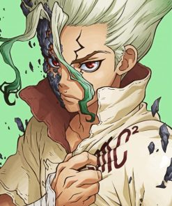 Senku Ishigami Dr Stone Anime paint by numbers