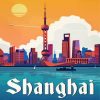 Shanghai Poster paint by number