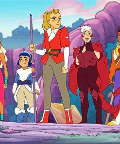 SheRa And The Princesses Of Power Animation paint by numbers