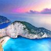 Shipwreck View Point Zante paint by number