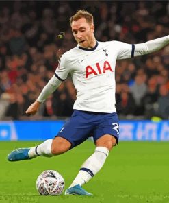 Soccer Player Christian Eriksen paint by numbers