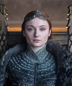 Sophie Turner Game Of Thrones paint by numbers