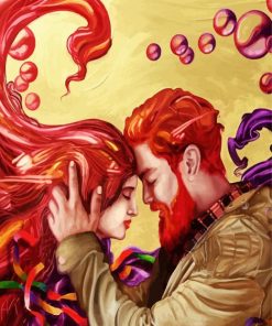 Soulmates Lovers paint by numbers