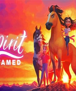 Spirit Untamed Animated Movie paint by number