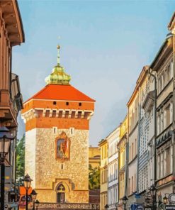 St Florian S Gate Krakow paint by numbers