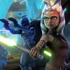 Star Wars Character Ahsoka paint by numbers