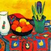 Still Life Hyacinths Carpet paint by numbers