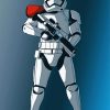 Stormtrooper Star Wars paint by numbers