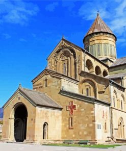 Svetitskhoveli Cathedral Tbilisi paint by number