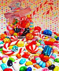 Sweet Candies paint by number