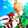 Sword Art Online Asuna CABracter paint by number