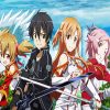 Sword Art Online animation paint by numbers