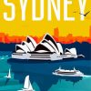 Sydney Opera House Poster paint by numbers